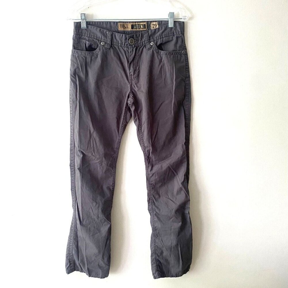 BKE Denim Aiden Chino Pants Size 29 - 29x32 (31x31) Mid Rise Straight Leg Buckle